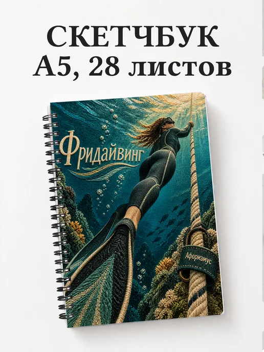 Скетчбук Фридайвинг