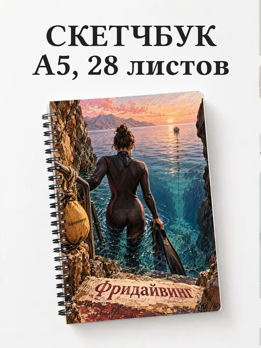 Скетчбук Фридайвинг