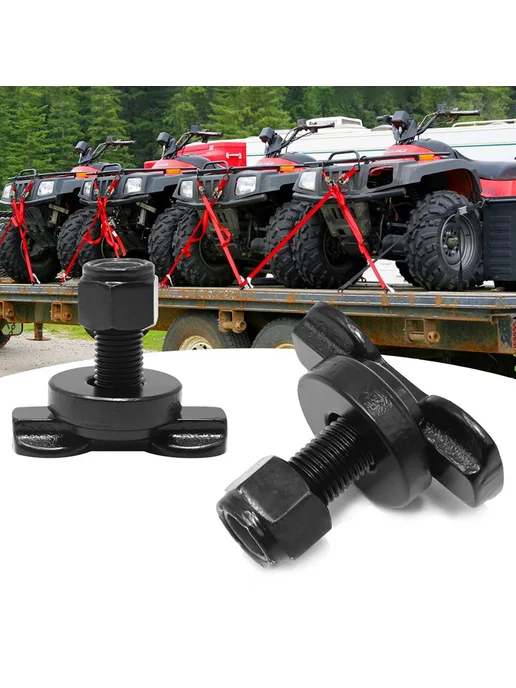 8шт стальные L-Track гайки для грузовиков, ATV, RV, 8 шт, фото 2