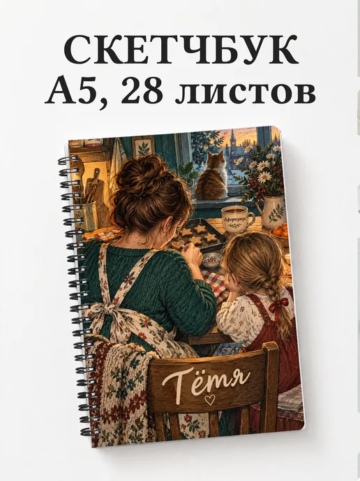 Скетчбук тёти