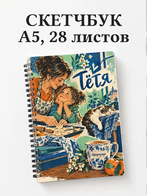 Скетчбук тёти