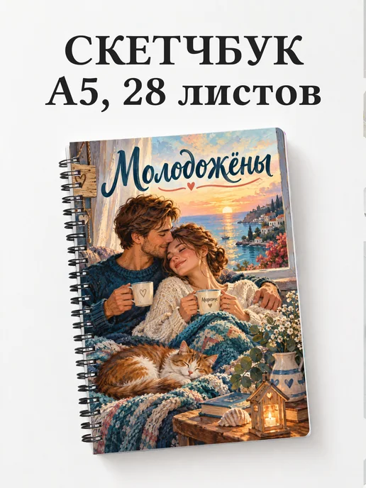 Скетчбук молодожёнов