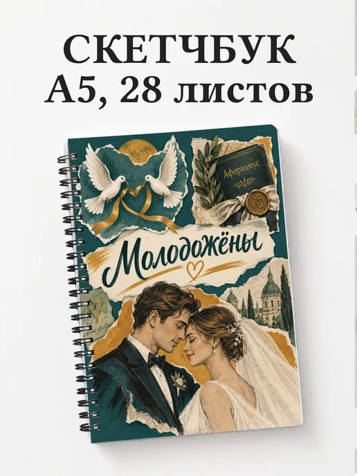 Скетчбук молодожёнов