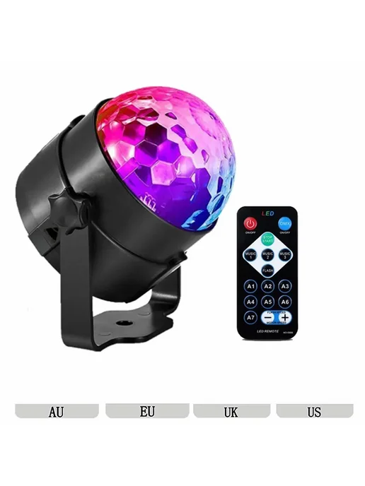 Нет бренда RGB Светильник с голосовым управлением US, Voice control, вариант, фото 3