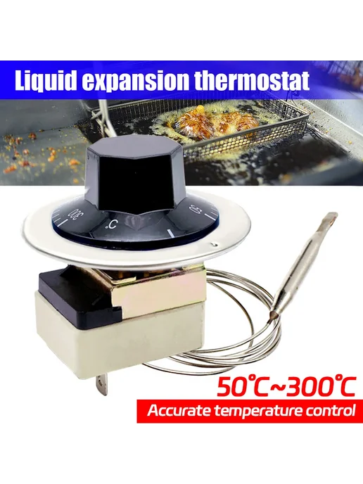 Термостат Dobeechi 250В 16А 50-300°C 50-300, 50-300 C 30-110, фото 3