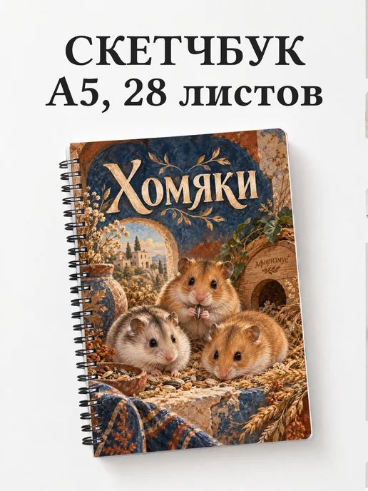 Скетчбук Хомяки