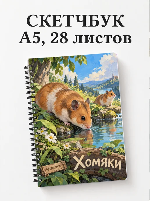 Скетчбук Хомяки