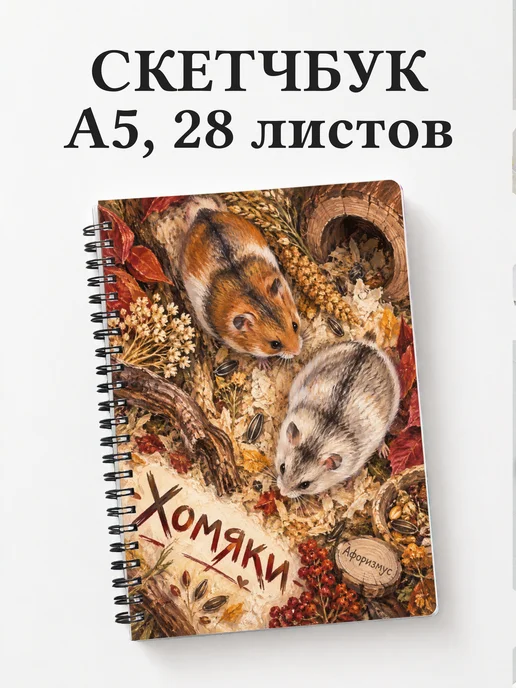 Скетчбук Хомяки