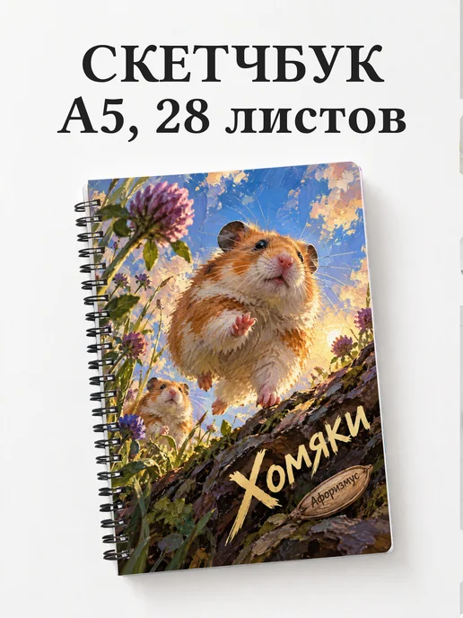 Скетчбук Хомяки