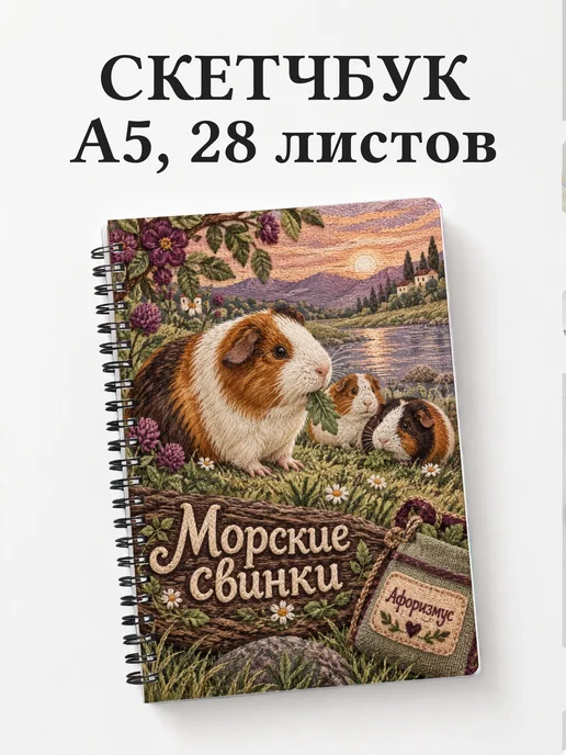 Скетчбук Морские свинки