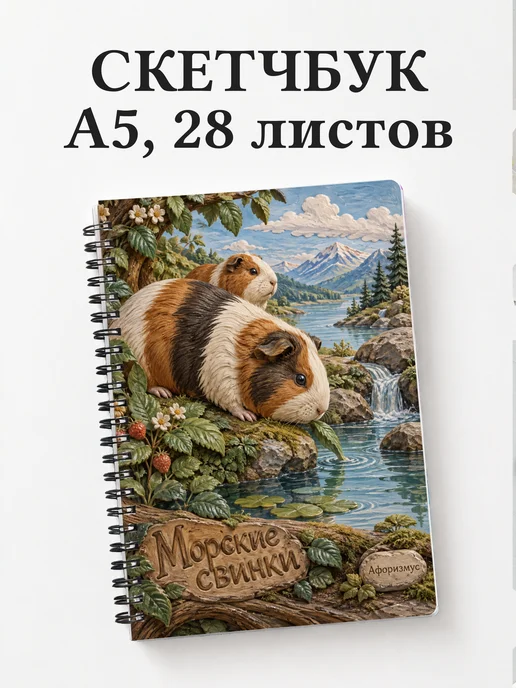 Скетчбук Морские свинки