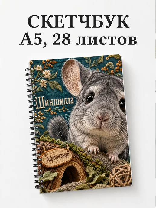 Скетчбук Шиншилла