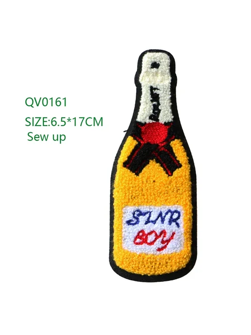 Нет бренда Вышитая заплатка "P" черного цвета, QV0179, 8*7 см, 8x7 см, фото 3