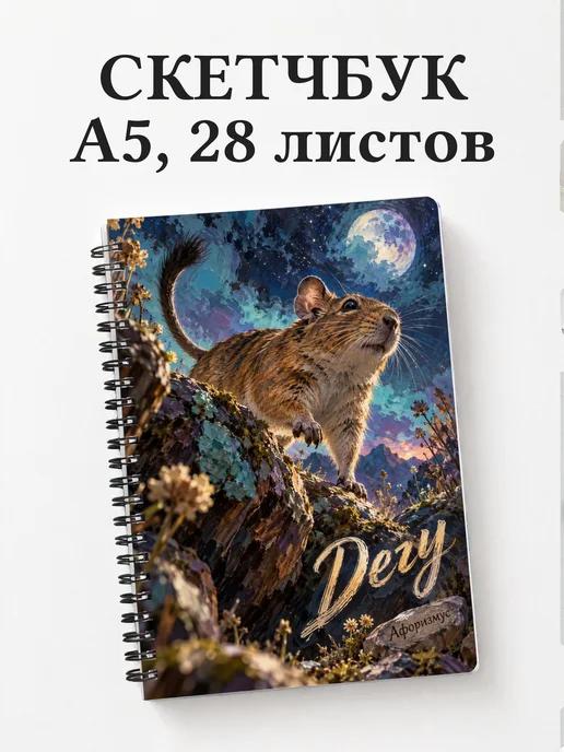 Скетчбук Дегу