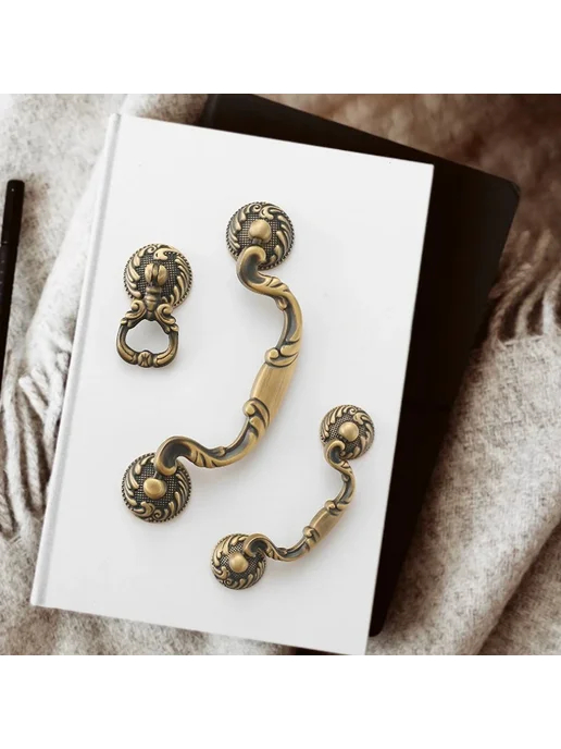 VARMSTUGA Латунные ручки для гардероба в стиле ретро, мебельный ящик и, вариант, фото 4