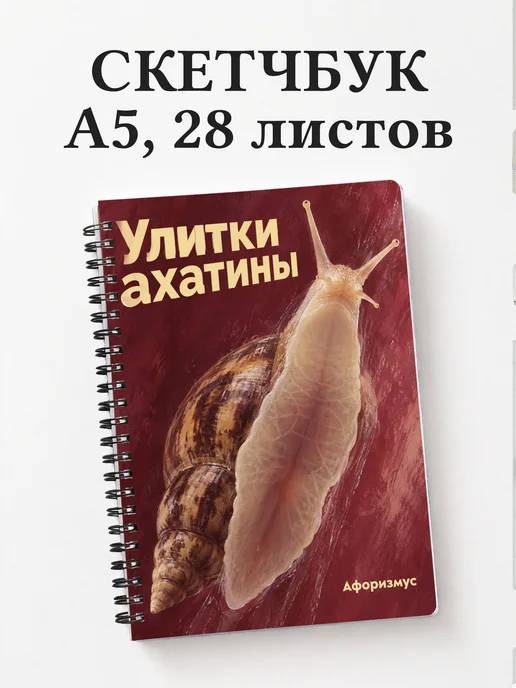 Скетчбук Улитки ахатины