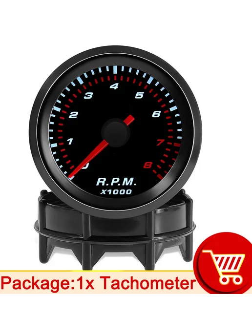 RYSJM HD 52 мм дымовая линза, автоматический тахометр, белый свето, белый