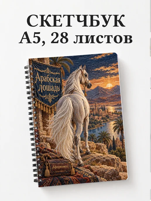 Скетчбук Арабская лошадь