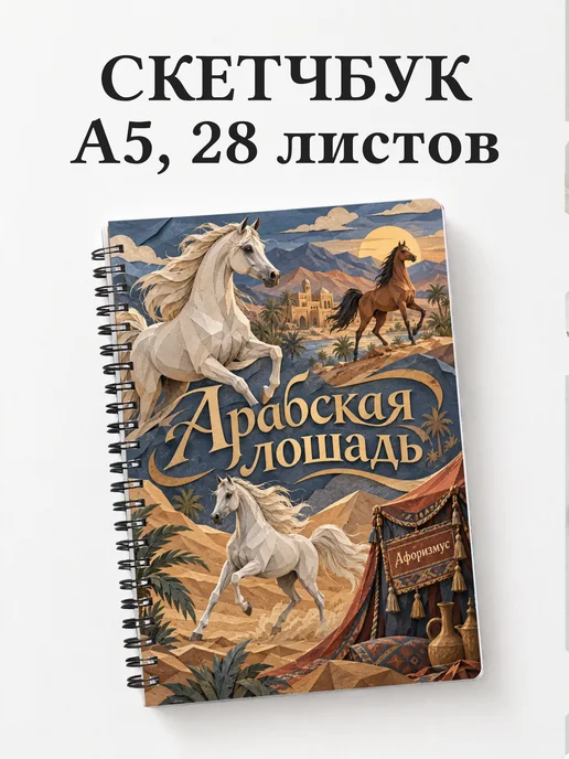 Скетчбук Арабская лошадь