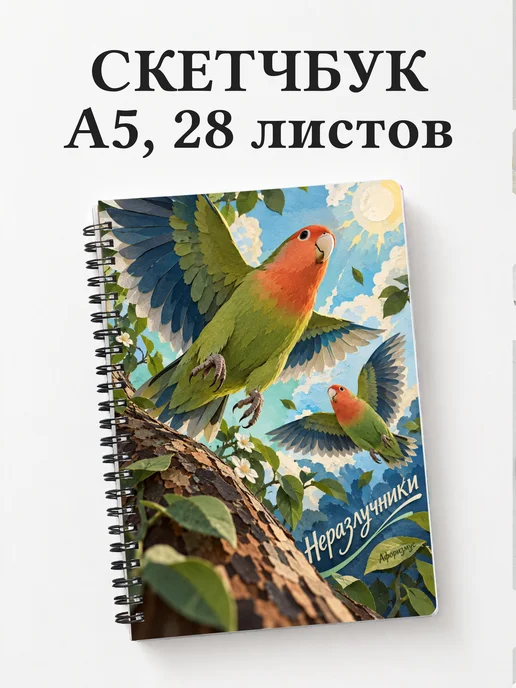 Скетчбук Неразлучники