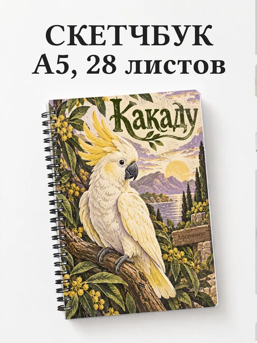Скетчбук Какаду