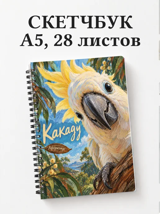 Скетчбук Какаду