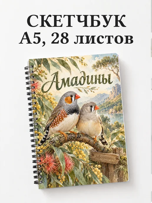 Скетчбук Амадины