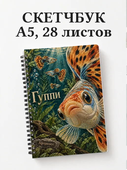 Скетчбук Гуппи