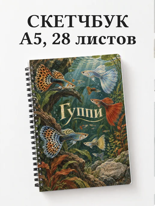 Скетчбук Гуппи