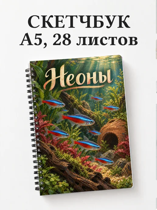 Скетчбук Неоны