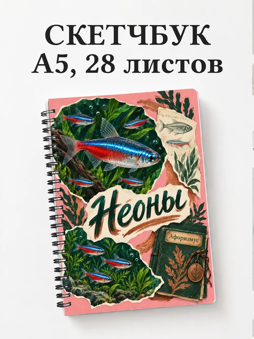Скетчбук Неоны