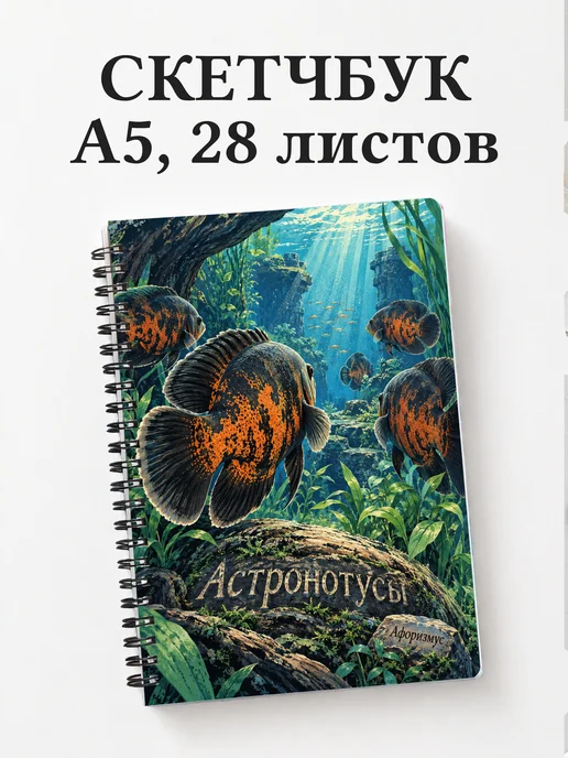 Скетчбук Астронотусы