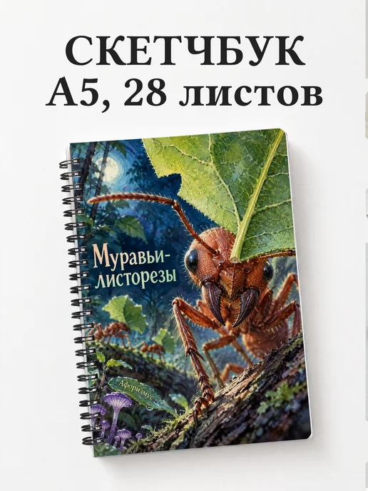 Скетчбук Муравьи-листорезы