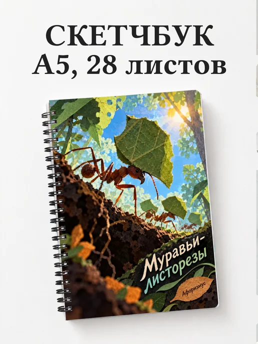 Скетчбук Муравьи-листорезы