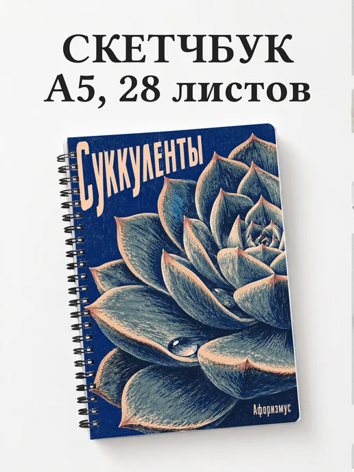 Скетчбук Суккуленты