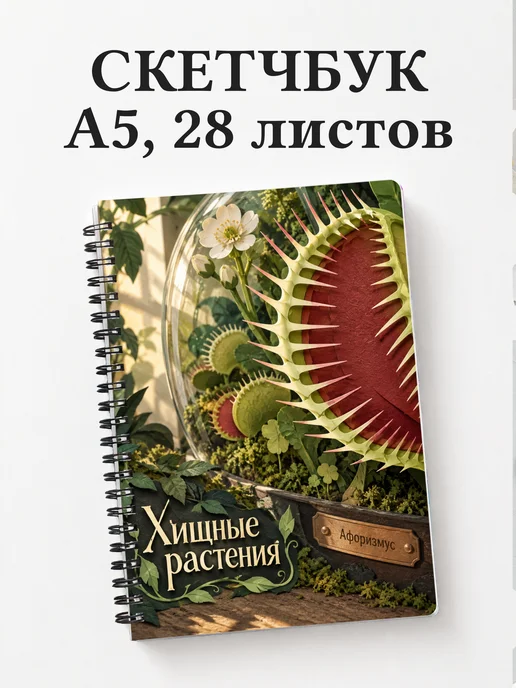 Скетчбук Хищные растения