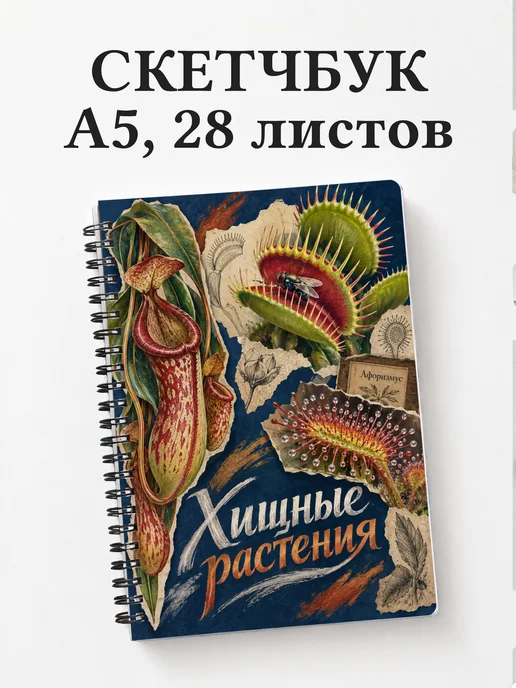 Скетчбук Хищные растения