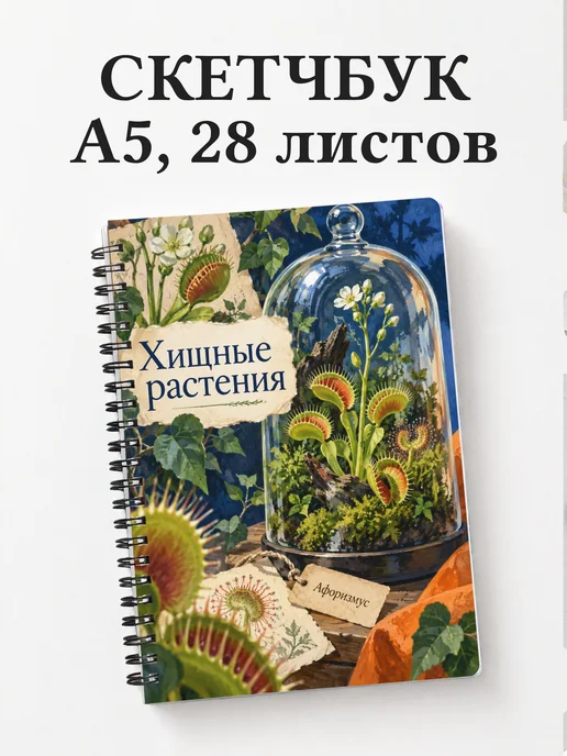 Скетчбук Хищные растения