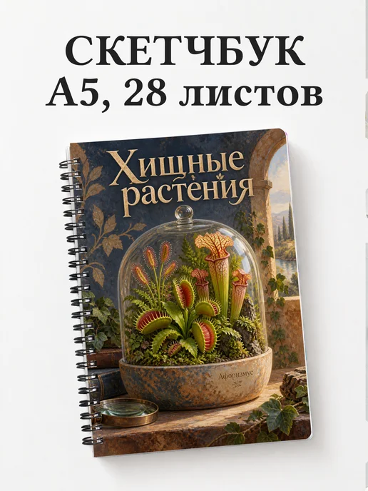 Скетчбук Хищные растения