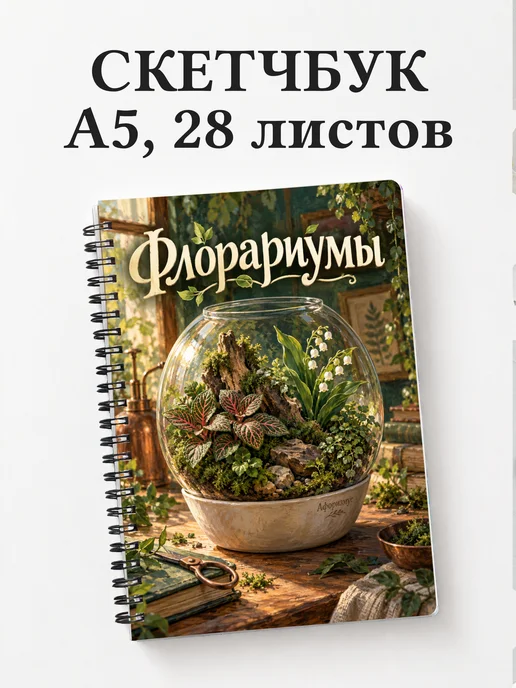Скетчбук Флорариумы