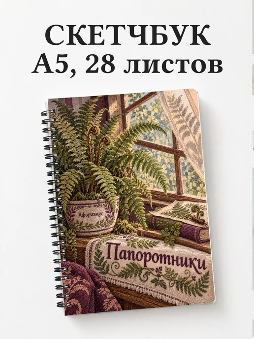 Скетчбук Папоротники