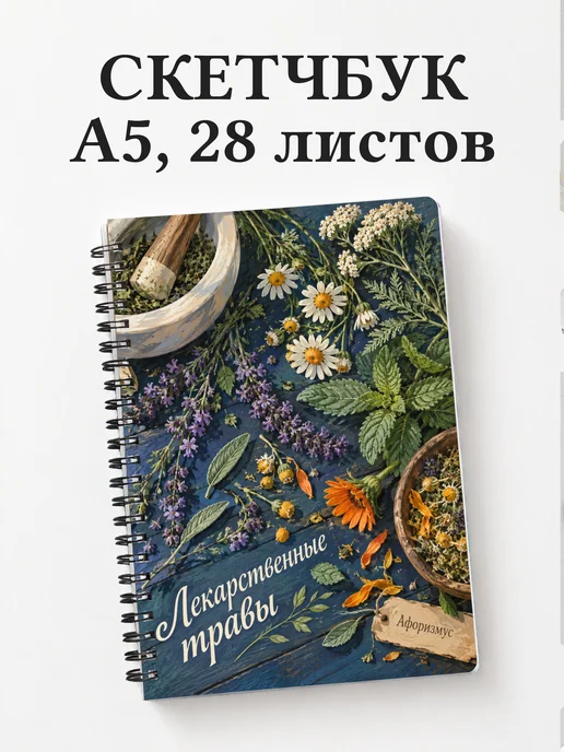 Скетчбук Лекарственные травы