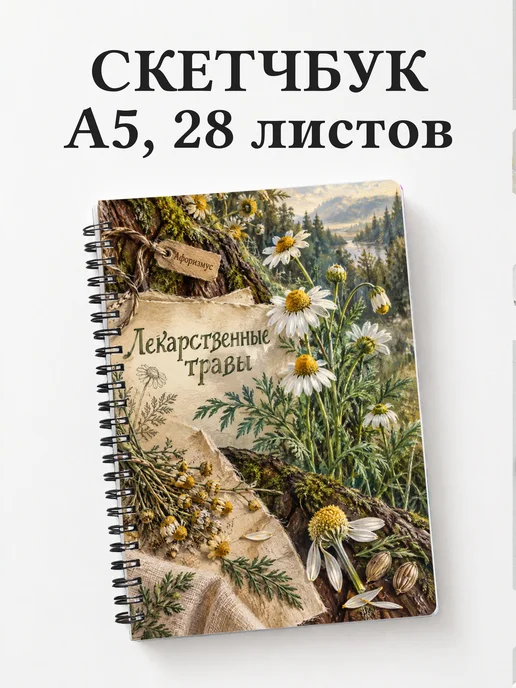 Скетчбук Лекарственные травы