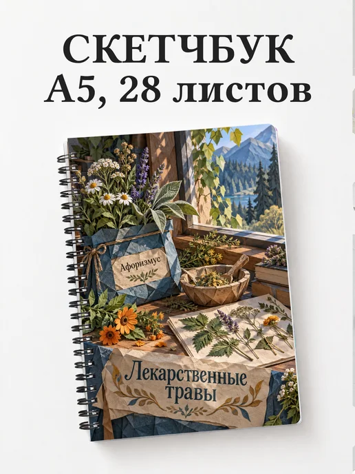 Скетчбук Лекарственные травы
