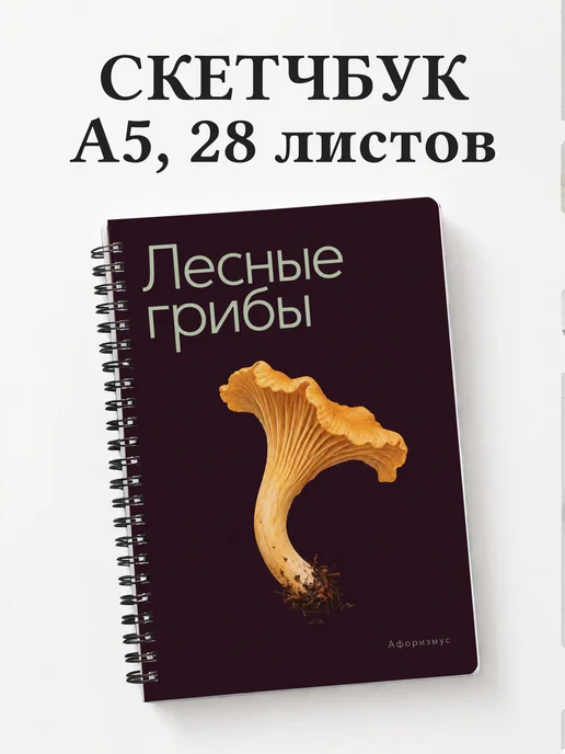 Скетчбук Лесные грибы