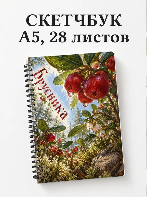 Скетчбук Брусника