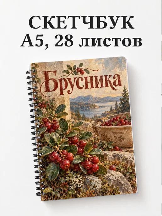 Скетчбук Брусника