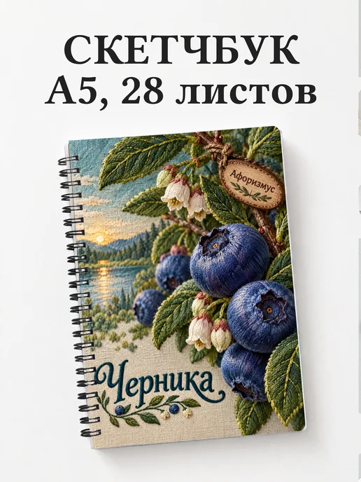 Скетчбук Черника