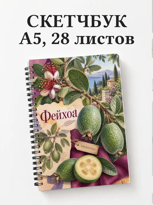 Скетчбук Фейхоа