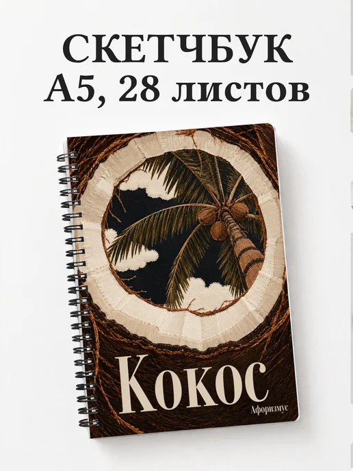 Скетчбук Кокос